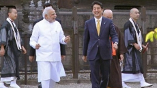 Abe glad Modi visited Kyoto