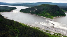 Dozens Stage Protest At Legislature Over Muskrat Falls Hydro Project