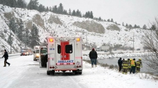 B.C. Woman Killed After Her SUV Slid Off Highway 97 Into Okanagan Lake