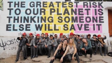 Canadian Artist And Wife Paint Mural To Raise Awareness Of Garbage Crisis In India