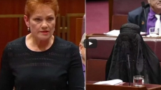 WATCH: Burqa Clad Australian Senator Pauline Hanson Sparks Backlash