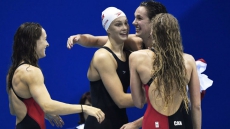 Penny Oleksiak Leads As Canadian Women Win Bronze Medal In 4x200-Metre Freestyle Relay At Rio