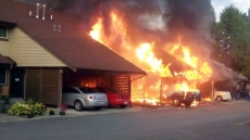 Overnight Fire Destroys Several Units In Pitt Meadows Co-Op Complex