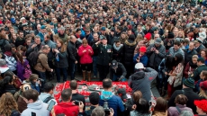 Silent Crowd Marks Remembrance Day