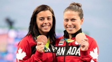 Divers Roseline Filion And Meaghan Benfeito Earn Canada Yet Another Olympic Bronze Medal