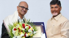 Microsoft CEO Satya Nadella Promises Help To Promote Startups In Hyderabad