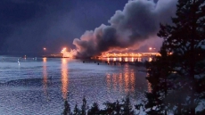 Air Quality Warning Lifted After Blaze At Deep-Water Port In Squamish