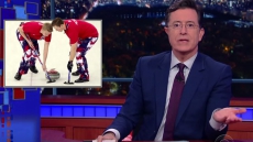 Stephen Colbert Mocks Curling's Directional-Fabric Broom Controversy In Canada