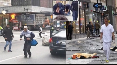 Three Dead, 8 Injured As Truck Crashes Into Stockholm Store
