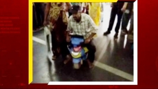 Watch: Patient Unable To Pay Money For Wheelchair Use Child's Tricycle To Reach Doctor's Ward