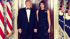 Donald Trump And Melania Release First Official White House Christmas Portrait