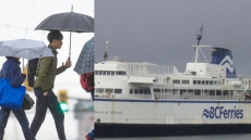 Extreme Weather Means Ferry Sailings Cancelled From Tsawwassen And Gulf Islands