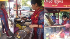 After Husband's Accident, Gurgaon School Teacher Opens Chole Kulche Cart To Support Family