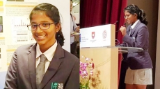 India-Born Girl Vijayakumar Ragavi's Heart Disease Project Wins Award In Singapore
