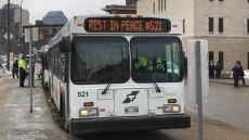 Family, Friends And Bus Drivers Attend Funeral For Slain Winnipeg Bus Driver