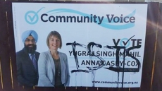 Sikh City Council Candidate Yugraj Singh Mahil's Billboard Graffitied With 'ISIS' In New Zealand
