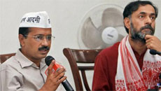 Aam Aadmi Party Says  Prashant Bhushan, Yogendra Yadav  Have Quit; They Deny