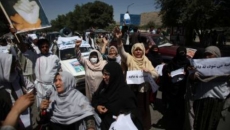 Afghan women protest against restrictions imposed by Taliban