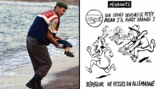 Cartoon Of Dead Syrian Toddler In Controversial French Newspaper Charlie Hebdo Draws Outrage