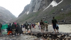 13 killed in Amarnath cloudburst tragedy, three dozen missing