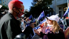Crowds stand vigil as ballots counted in Philly