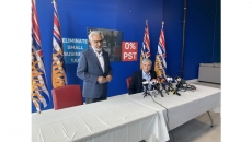 BC Liberal Leader Andrew Wilkinson stops in Surrey on campaign trail for final pitch to voters