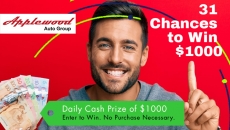 Applewood giving away a grand in cold hard cash all October