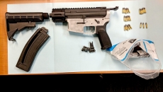 Surrey RCMP seize rifle in Guildford area and arrest a man on multiple warrants