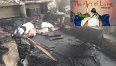 Art of Living centre set on fire in Pakistan