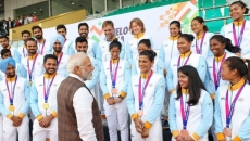 'You have created history', PM tells Asian Games contingent