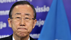 Ban sends condolences over ferry sinking victims