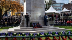 B.C. falls silent at Remembrance Day services, where family ties hold strong