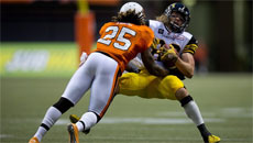 Kevin Glenn Throws For Over 400 yards As BC Lions beat Tiger-Cats 36-29