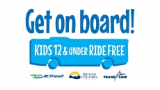 Children 12 and under will soon ride free on B.C. public transit