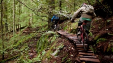 Woman Caught On Video Setting Up Traps On North Vancouver Bike Trails