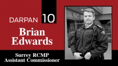 Darpan 10 with Surrey RCMP Assistant Commissioner-Brian Edwards