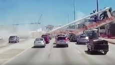Video Shows Terrifying Moment Pedestrian Bridge Collapsed Near Florida International University