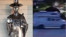 Theft of bronze statue at Surrey church