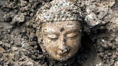 Ancient Buddha statues found in China