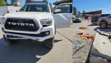 Burnaby collision at construction site leaves 1 hurt