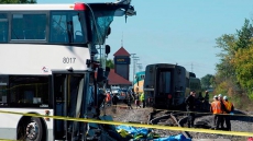 Bus in fatal train crash last year was over the speed limit: report