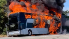 Indian teen dies as bus catches fire after collision in Singapore