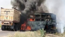 Twelve dead in bus-trolley collision in Rajasthan's Barmer