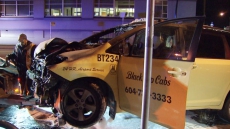 Vancouver Eastside Carjacking Endes Up With A Taxi Bursting Into Flames
