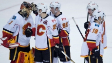 Jonas Hiller Makes 34 Saves As Calgary Flames Down Vancouver Canucks 4-1