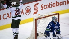 Minnesota Wild Down Vancouver Canucks 4-2; Vanek Scores Winner, Dubynk Stops 35 Shots