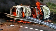 20-Year-Old Has Narrow Escape After Car Catches Fire In Delhi