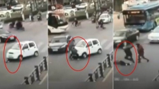 WATCH: Woman Gets Hit By A Car TWICE; Survives Miraculously