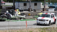 Crash At Surrey And North Delta Intersection Sends Police Officer, Mother And Tot To Hospital