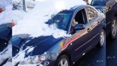 Woman Ticketed For Driving Snow-Covered Car In South End Halifax